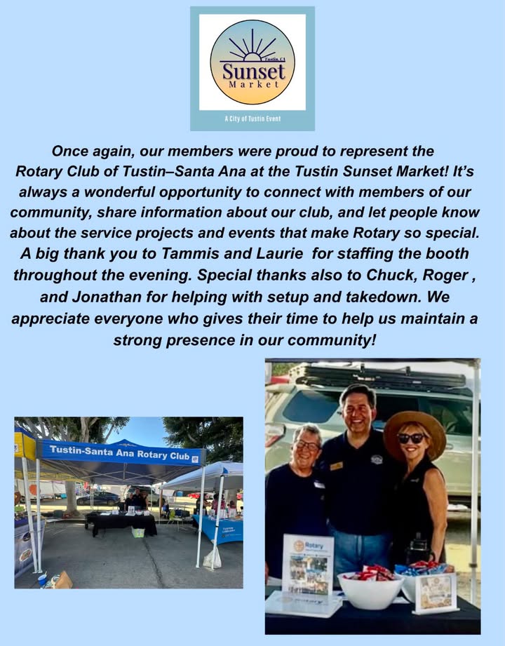 Rotary Club of Tustin - Santa Ana